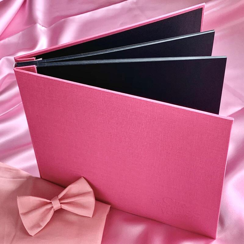 Our Marriage Vows Bubblegum Pink Album Guests Book